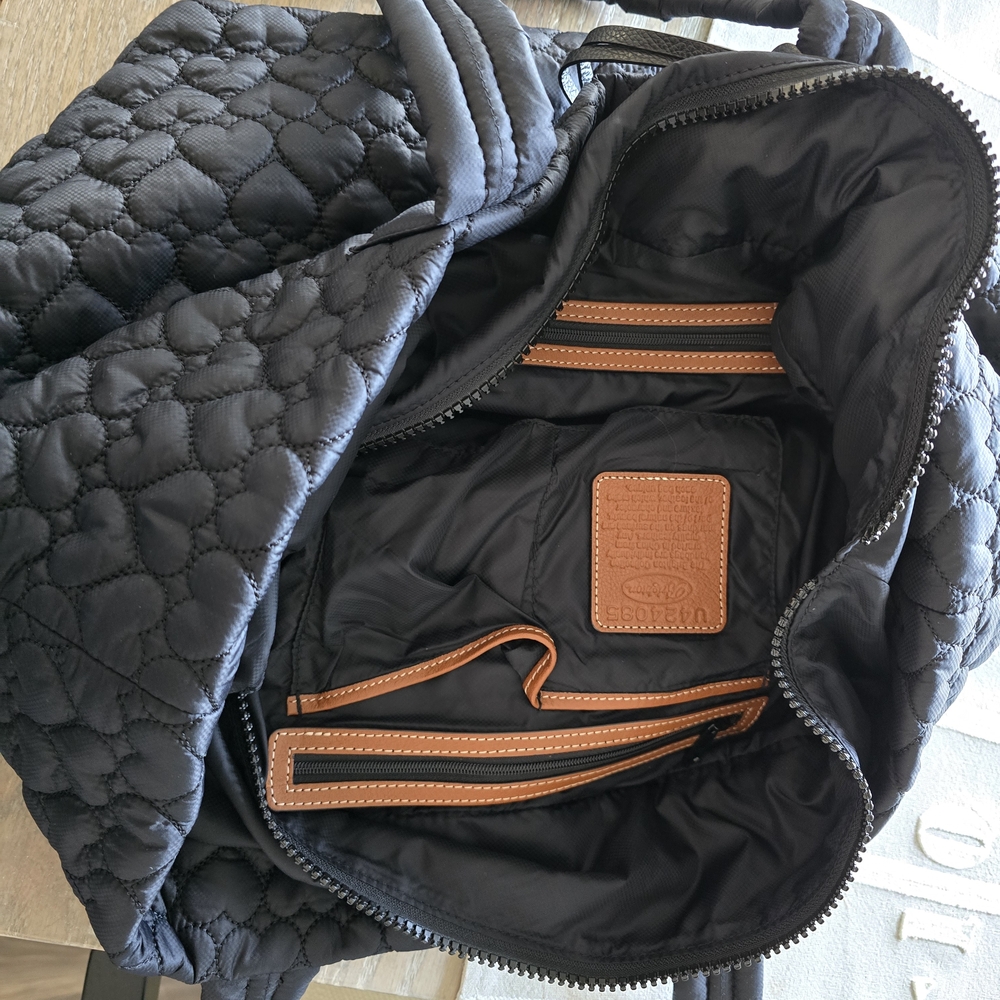 Brighton Quilted Black Tote Bag NWOT - Picture 4 of 5